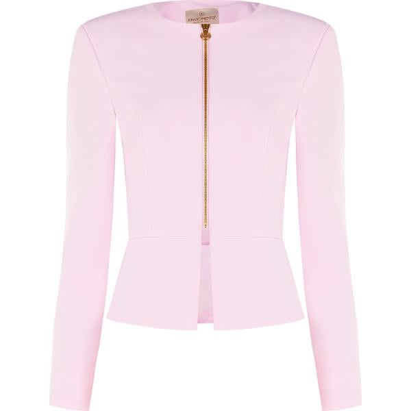 blazer Rinascimento rosa tinta unita