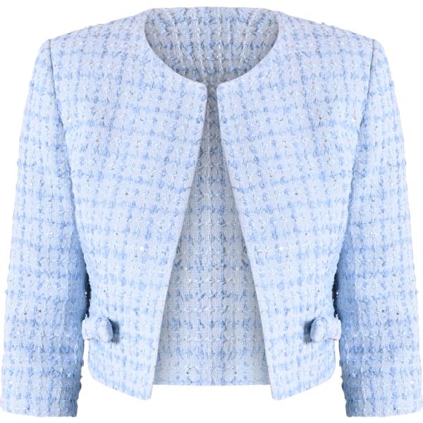 blazer Rinascimento blu tinta unita