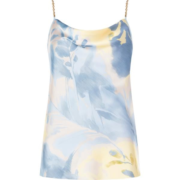 top Rinascimento bianco animalier