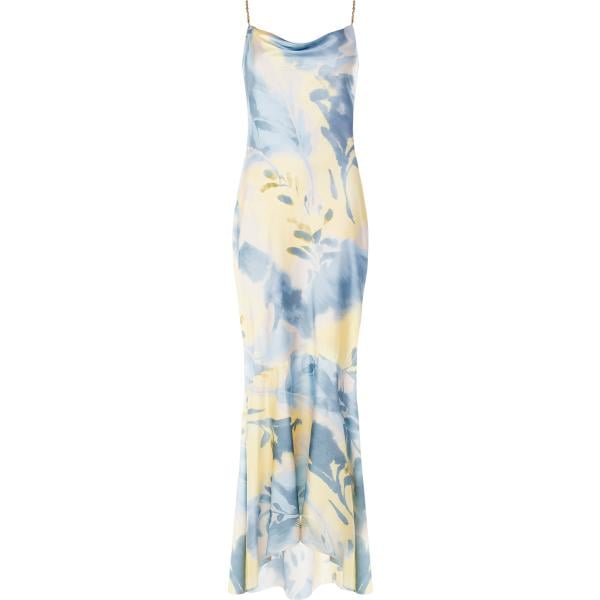 vestiti lunghi Rinascimento bianco animalier
