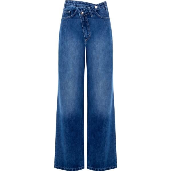 jeans Rinascimento blu tinta unita