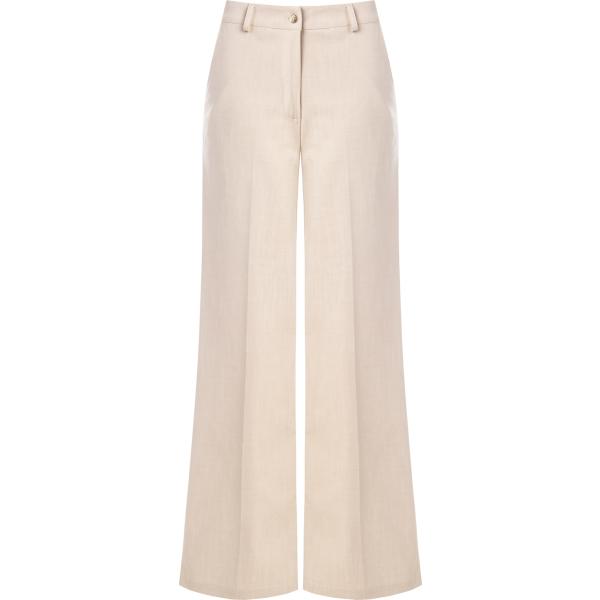 pantaloni Rinascimento marrone tinta unita
