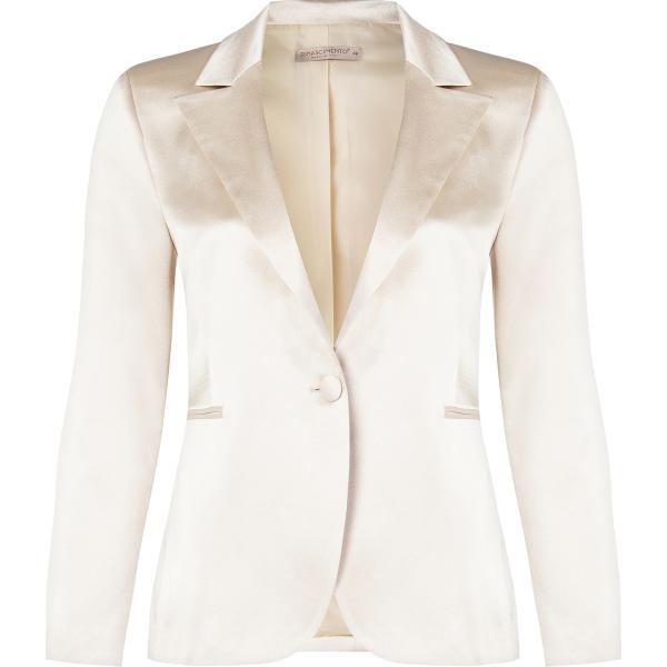 blazer Rinascimento bianco tinta unita