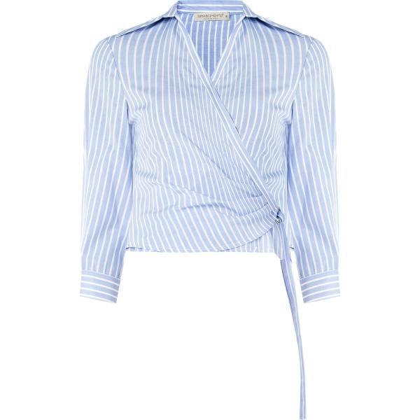 camicie Rinascimento blu a righe