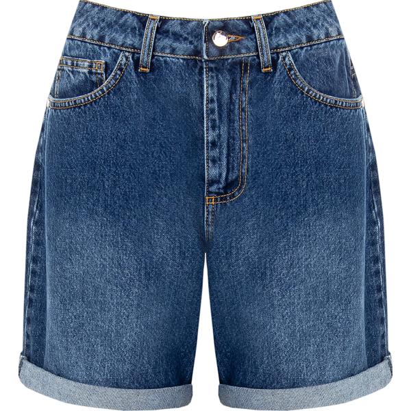 shorts Rinascimento blu tinta unita