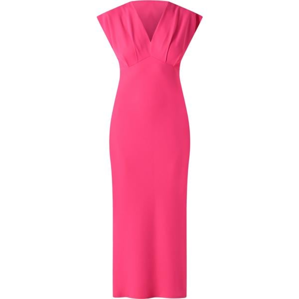 vestiti midi/longuette Rinascimento rosa tinta unita
