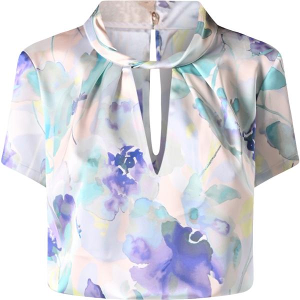 bluse Rinascimento bianco a fiori