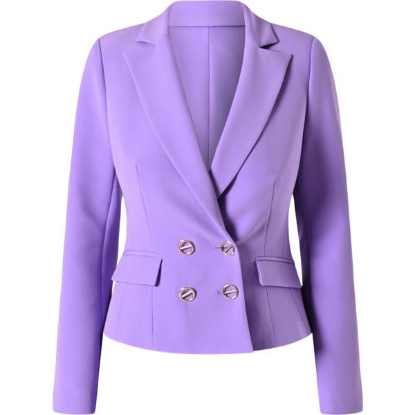 blazer Rinascimento viola tinta unita