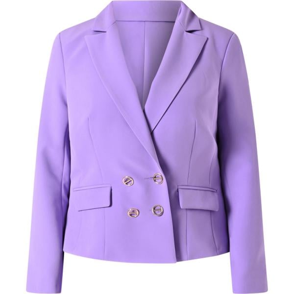 blazer Rinascimento viola tinta unita