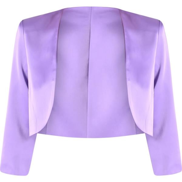 bolero Rinascimento viola tinta unita