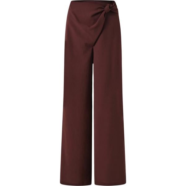 pantaloni Rinascimento marrone tinta unita