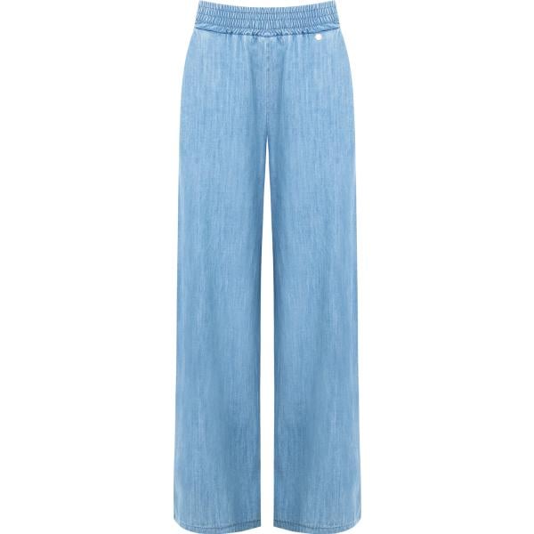 jeans dritti Rinascimento blu tinta unita