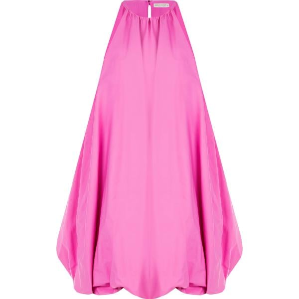 vestiti corti Rinascimento rosa tinta unita