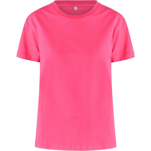 t-shirt Rinascimento rosa tinta unita