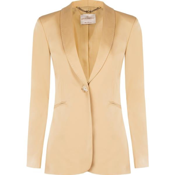 blazer Rinascimento arancione tinta unita