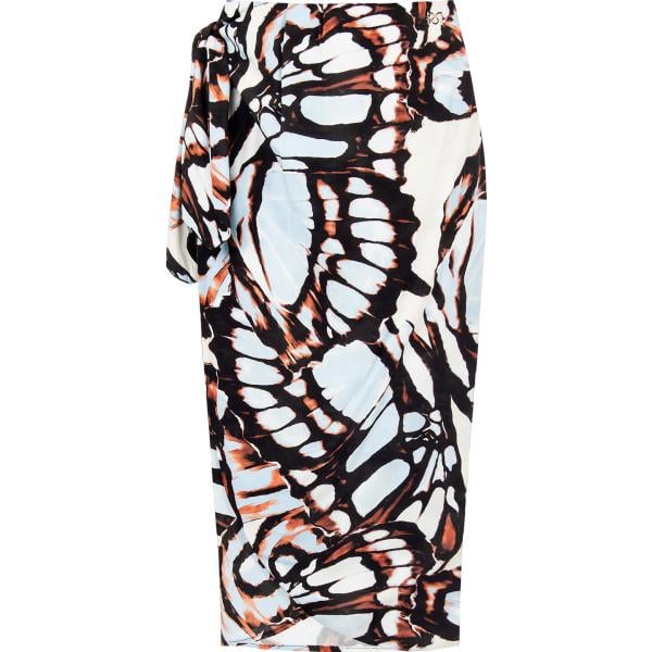 gonne longuette Rinascimento multicolore con stampe