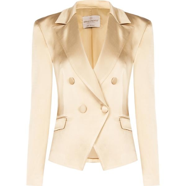blazer Rinascimento bianco tinta unita
