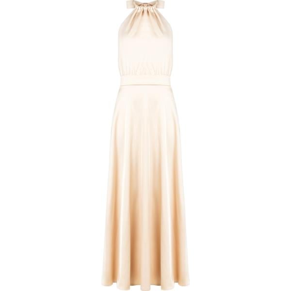 vestiti lunghi Rinascimento bianco tinta unita