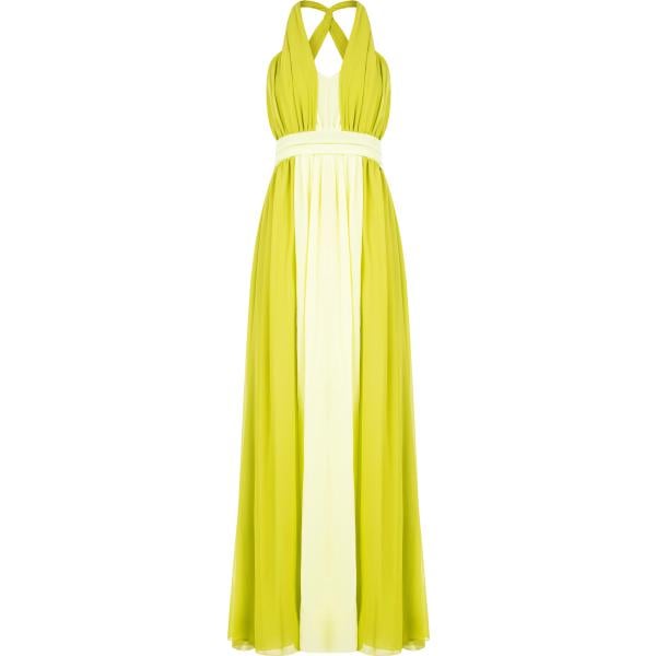 vestiti lunghi Rinascimento giallo