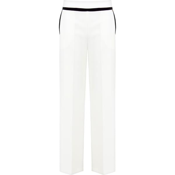 pantaloni a palazzo Rinascimento bianco