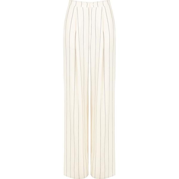 pantaloni Rinascimento bianco a righe