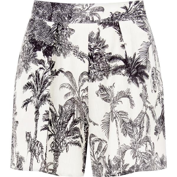 shorts Rinascimento multicolore con stampe