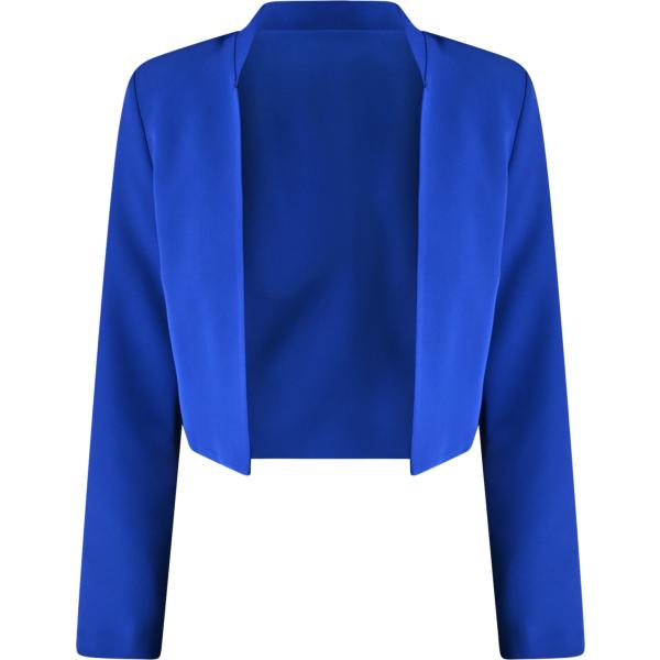 bolero Rinascimento blu tinta unita
