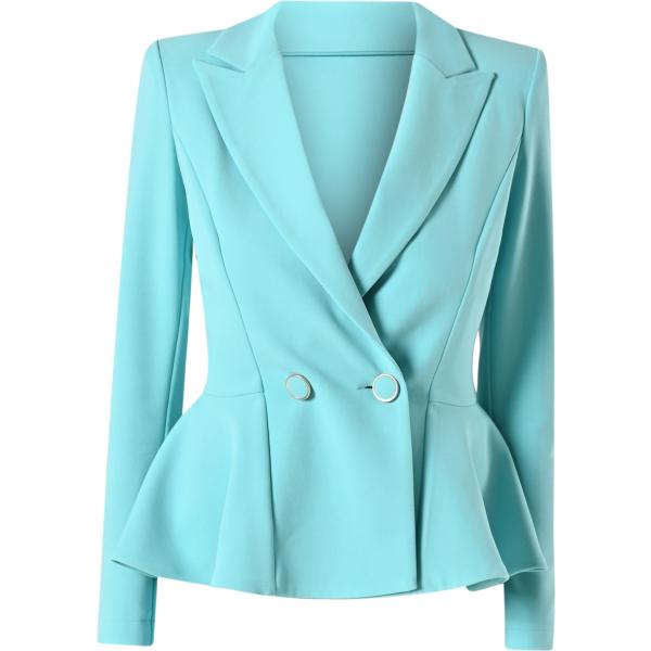 blazer Rinascimento blu tinta unita