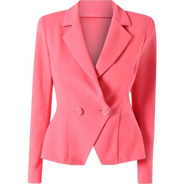 blazer Rinascimento rosa tinta unita