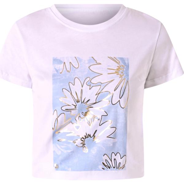 t-shirt Rinascimento bianco con stampe