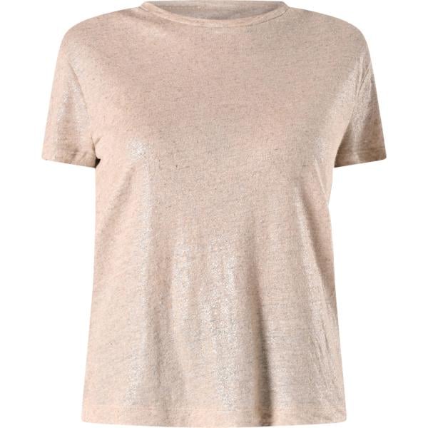 t-shirt Rinascimento marrone tinta unita
