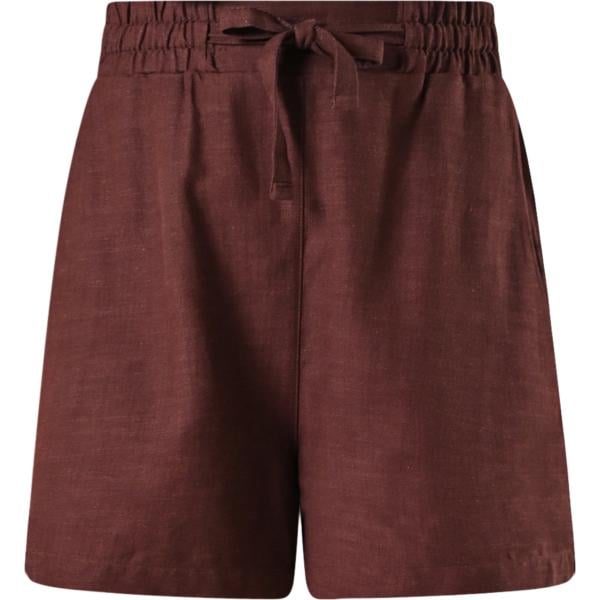 shorts Rinascimento marrone tinta unita