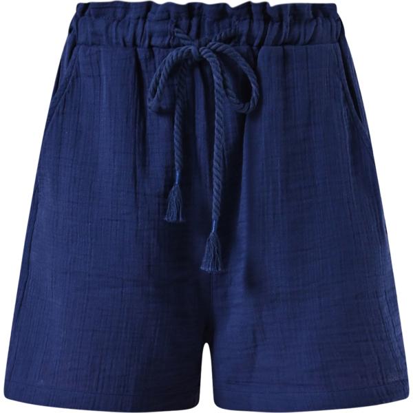 shorts Rinascimento blu tinta unita