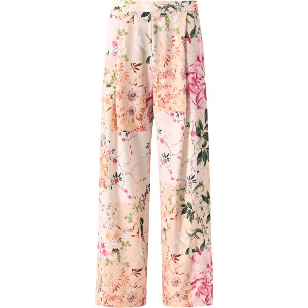 pantaloni Rinascimento rosa con stampe