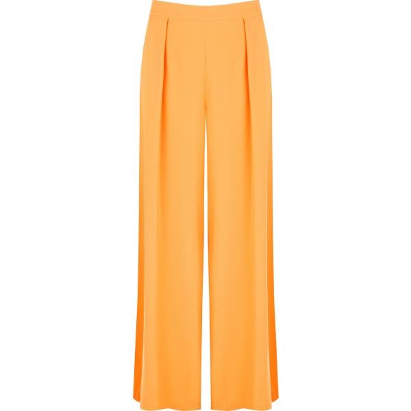 pantaloni Rinascimento arancione tinta unita
