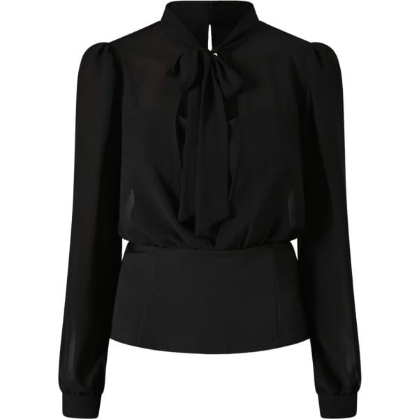 bluse Rinascimento nero tinta unita