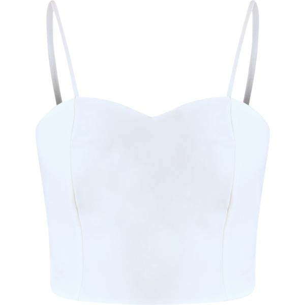 top Rinascimento bianco tinta unita