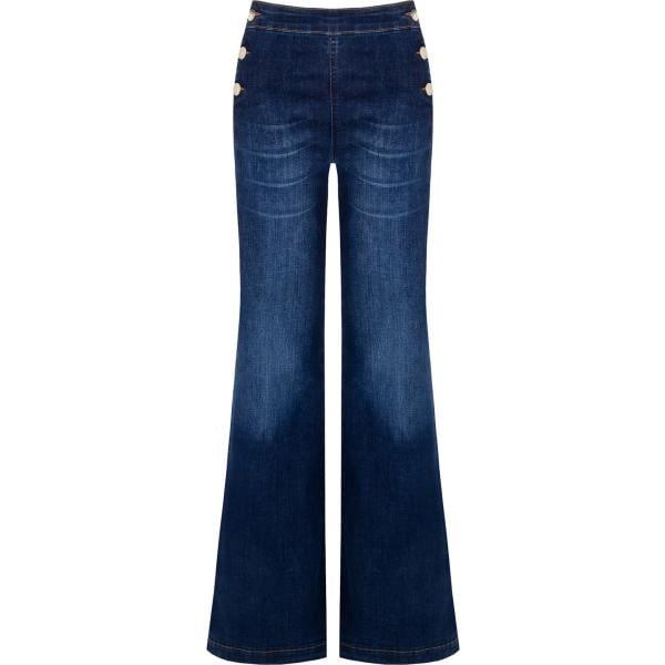 jeans Rinascimento blu tinta unita