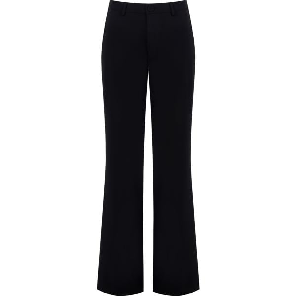 pantaloni Rinascimento nero tinta unita