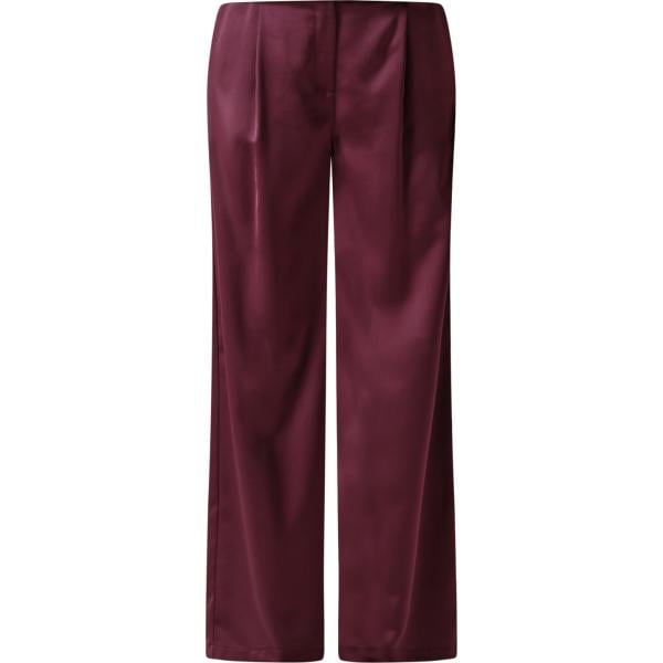 pantaloni a palazzo Rinascimento marrone tinta unita