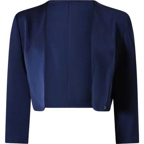 bolero Rinascimento blu tinta unita