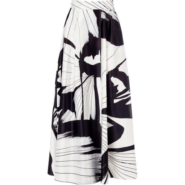 gonne lunghe Rinascimento multicolore con stampe