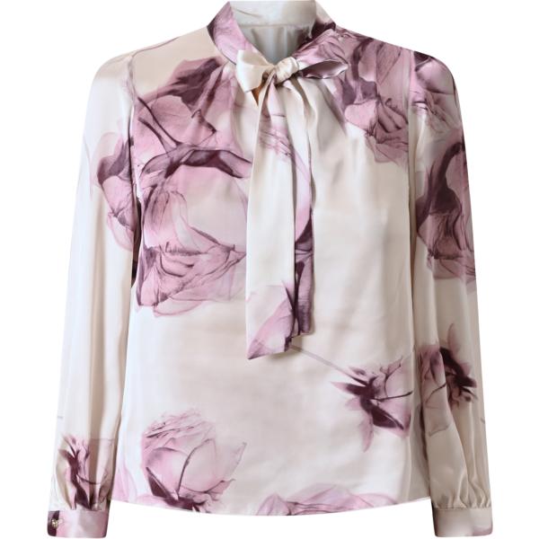 bluse Rinascimento grigio con stampe