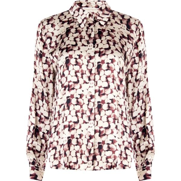 camicie Rinascimento rosa con stampe