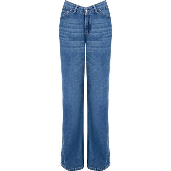 jeans Rinascimento blu tinta unita