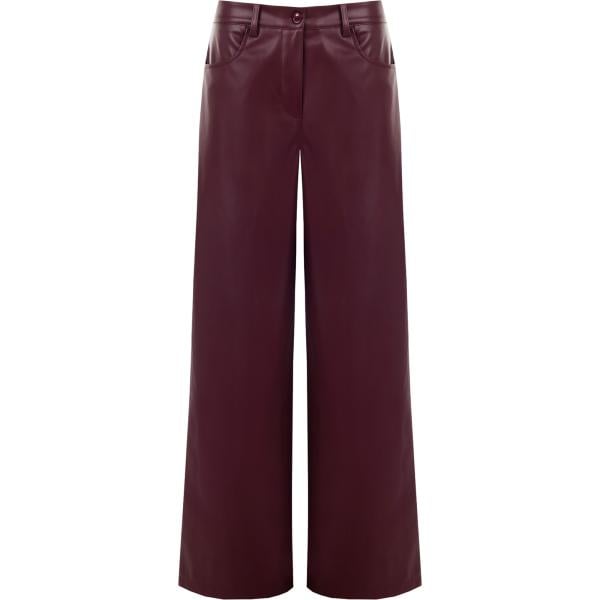 pantaloni Rinascimento marrone tinta unita