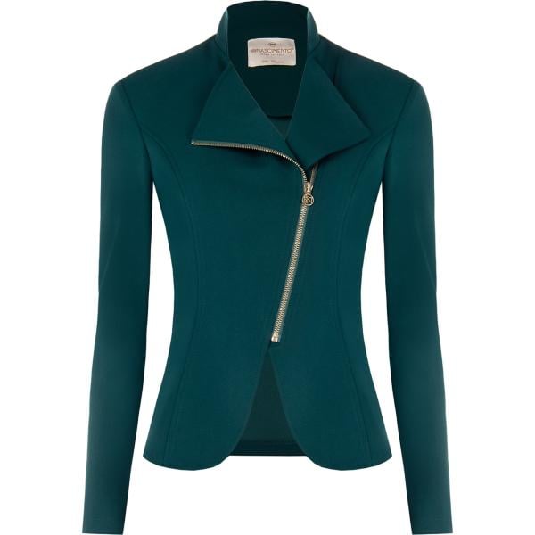 blazer Rinascimento verde tinta unita