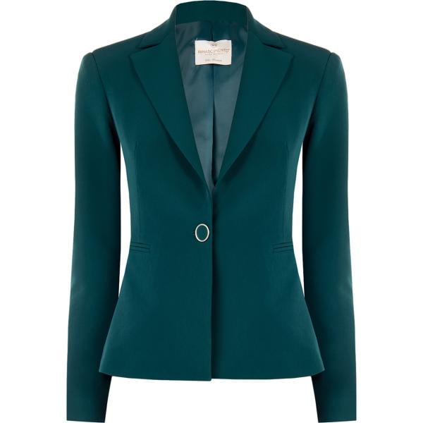 blazer Rinascimento verde tinta unita