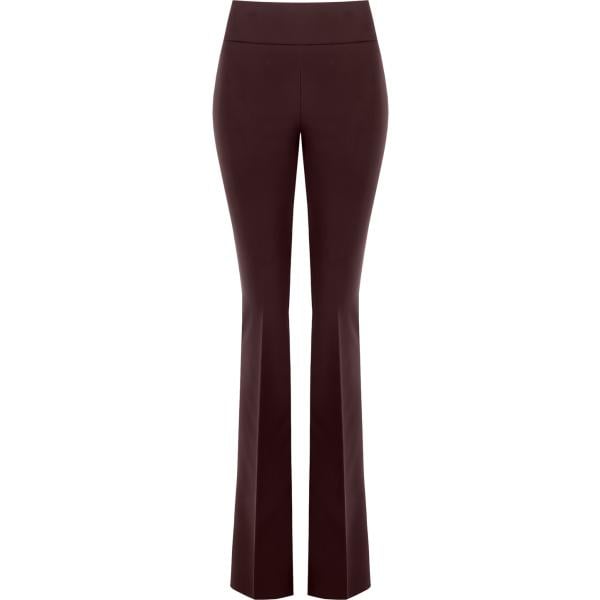 pantaloni Rinascimento marrone tinta unita