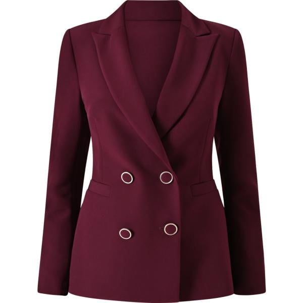 blazer Rinascimento rosso tinta unita